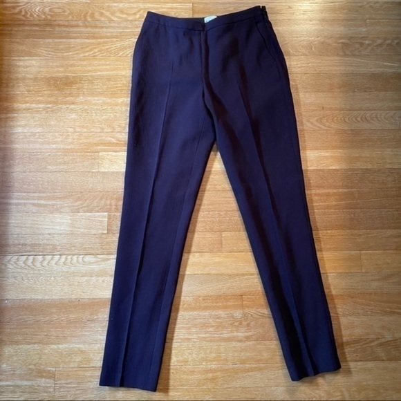 NWT Reiss Camila Textured Pleat Slim Trouser - Picture 7 of 12